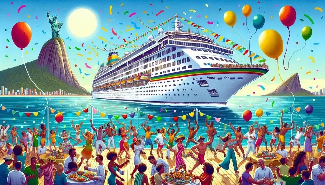 Festas em Alto-Mar: Cruzeiros Brasileiros para Celebrar Datas Especiais