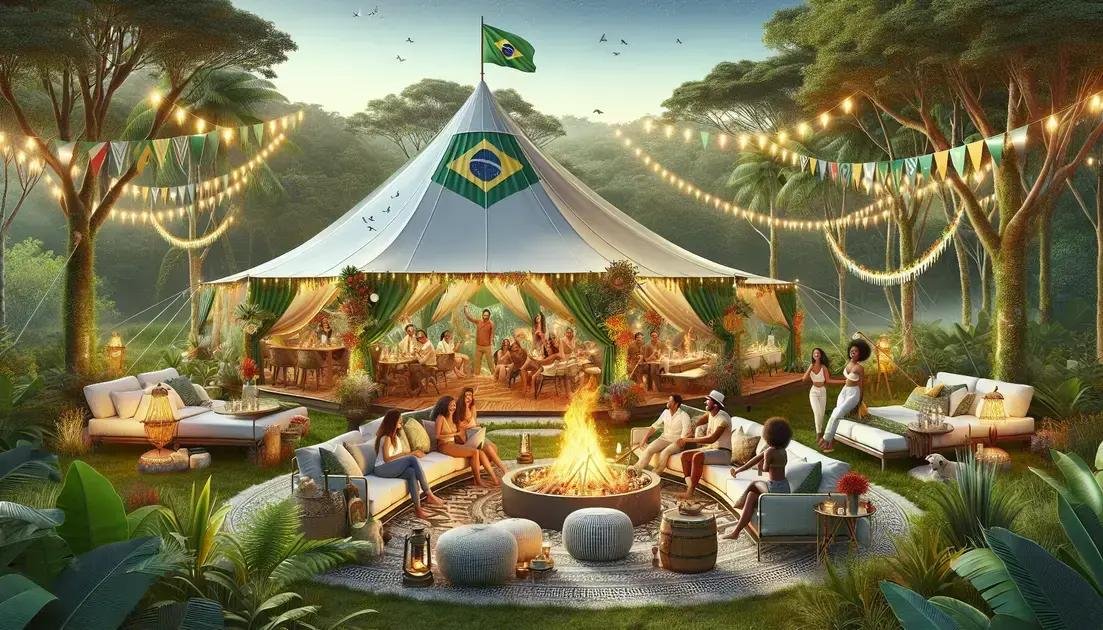 Glamping com Amigos: Uma Nova Maneira de Comemorar Datas Especiais no Brasil