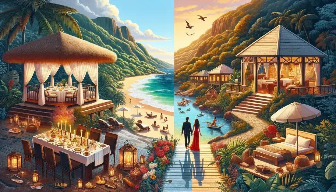 Lua de Mel de Luxo vs. Lua de Mel Econômica: Qual Vale Mais a Pena no Brasil?